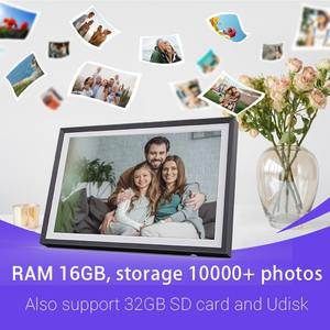 <strong>Best</strong> Gift 10.1 Inch Touch Screen Smart Wifi IPS HD Cloud <strong>Digital</strong> Photo <strong>Frame</strong> Share <strong>Pictures</strong> Via Uhale <strong>App</strong> - Product Image 6