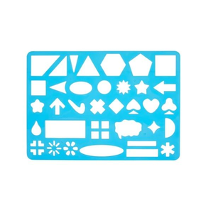 Plantillas de Dibujo, Juego de Plantillas Artísticas Multicolores con Patrones de Letras, Diseña Tu Propia Plantilla de Fábrica en Vietnam - Product Image 2