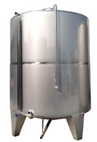 Réservoir de stockage scellé fixe 500L/1T/2T pour réservoir de stockage mixte en acier inoxydable de stockage de liquide d'eau