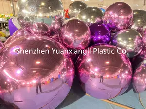 Bán Hot PVC Inflatable phản quang bóng/Inflatable giáng sinh gương bóng/đám cưới Inflatable bóng gương bóng