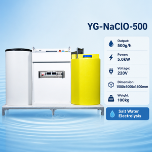 Générateur d'hypochlorite de sodium YG-NaClO-500 500g/h, électrolyse de l'eau salée, désinfection pour piscine, 220V, hypochlorite de sodium - Product Image 5