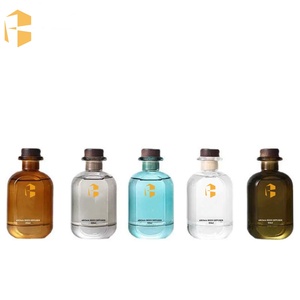 150ml al por mayor Etiqueta Privada Color translúcido lujo vidrio caña difusor botella vacía Aroma difusor botella con palos de caña - Product Image 6