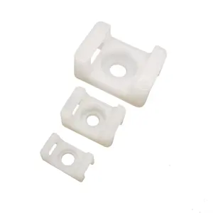 HC-1Cable tie holder 3.5mm 4.1mm screw hole tie mounts plastic nylon cable tie holder