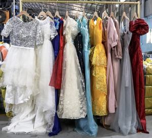 איכות פרימיום שמלת מקסי נשים עבור מסיבות חתונה ukay אוקיי אופנה בשימוש בגדים bales זמינות <span class=keywords><strong>uk</strong></span> - Product Image 6