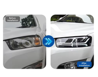 Pour Chevrolet Captiva 2012-2017, modification de l'ensemble de phares, feux de jour LED, clignotants séquentiels, 12V 30W