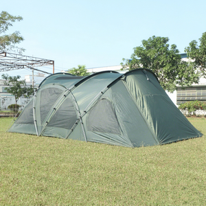 Tente tunnel 4 saisons pour 4-5 personnes VICTORY, imperméable 3000 mm, type extensible, en duralumin, grand espace, ventilation en maille. - Product Image 1
