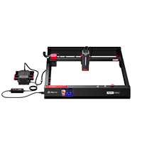 Grabador Láser de Escritorio Algolaser Alpha MK2 de 40W para Pequeñas Empresas, Distribuidores, Grabado de Placas de Identificación para Perros, Vasos, Fundas de Teléfono, Piedras y Metal