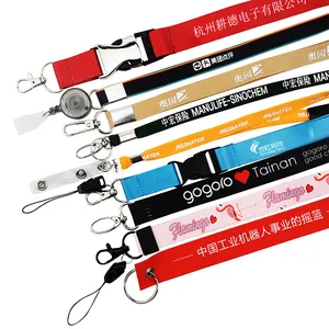 Ontwerp Item Badge Houder Sleutelhanger Lanyard Houders Intrekbare Sleutelhouder Met Logo Custom