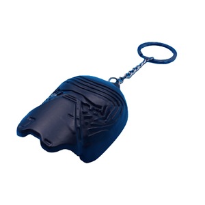 <b>Star</b> Wars Mask Keychain 60mm Zinc Alloy 3D Shape Black Nickel Color Metal <b>Key</b> Chain - Product Image 5