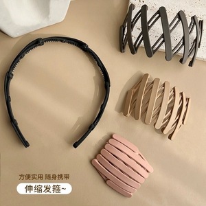 Serre-tête pliable pour femmes en résine plastique, réglable, pour le lavage du visage et les voyages - Product Image 2