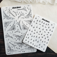 Feuilles d'autocollants en vinyle transparent mat découpés à la forme, étanches, mignons, à faible MOQ