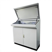 Slanted Top Steel Cabinet Metal Console Cabinet Industrial Electrical Control System Durable Industrial Console