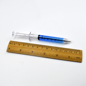 Stylos à bille à bille en plastique, <span class=keywords><strong>aiguille</strong></span> en forme de seringue, nouveauté - Product Image 3