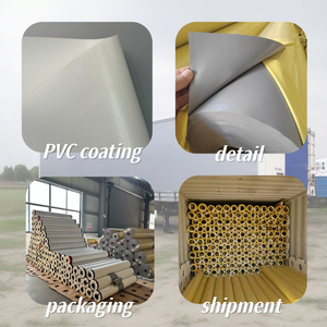 Lona <span class=keywords><strong>de</strong></span> PVC Resistente, Ignífuga e Impermeable, Materiales <span class=keywords><strong>de</strong></span> Lona <span class=keywords><strong>de</strong></span> PVC Enrollable para Cubierta <span class=keywords><strong>de</strong></span> Camiones - Product Image 3