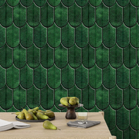 Nouveau design 3d peler et coller autocollant de carreaux de mur auto-adhésif pour mur