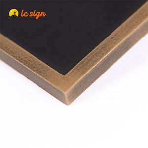 Placa con relieve para números de casa, señal de dirección para puerta, de Metal y latón - Product Image 6