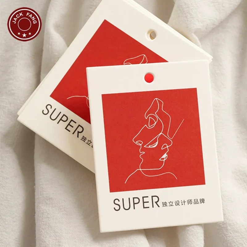 Custom Hanging Tags Hair Bundles Label Paper Wig Tag Hanging Design Custom Logo Printed Hang Tags For Hair Swingtags For Clothes