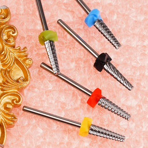 <span class=keywords><strong>Set</strong></span> di 5 punte per fresa unghie in carburo di tungsteno 3/32" a barilotto conico a fiamma, punta di sicurezza per <span class=keywords><strong>manicure</strong></span> <span class=keywords><strong>e</strong></span> <span class=keywords><strong>pedicure</strong></span>, kit <span class=keywords><strong>e</strong></span>-file - Product Image 1