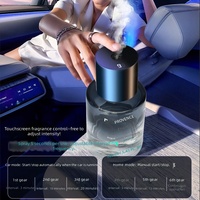 Diffuseur de parfum intelligent à tête de pulvérisation d'aromathérapie, aromatiseur automatique mécanique à 28 filetages, type brume en verre pour véhicules et voitures