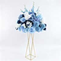 Décoration de fond de scène, grande boule de fleurs suspendue, boule florale artificielle pour mariage