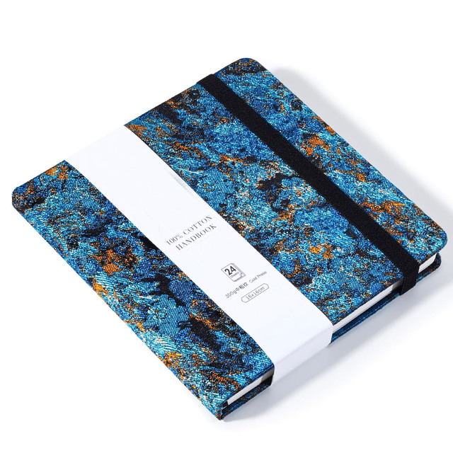 Artist 300g 24Sheet Square Watercolor Sketchbook Journal Watercolor Paper Notebooks for Use As Travel Sketchbooks Mixed
