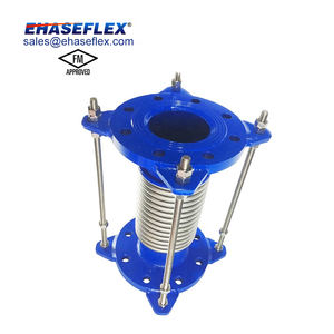 Endüstriyel boru için FM sertifikalı eksenel paslanmaz çelik körüklü genleşme eki ağır hizmet tipi korozyona dayanıklı kompantor - Product Image 6