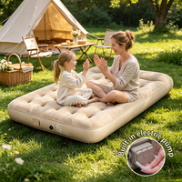 Matelas Gonflable Joyee Rehaussé avec Pompe Intégrée, Lit d'Appoint Portable et Étanche pour Usage Domestique