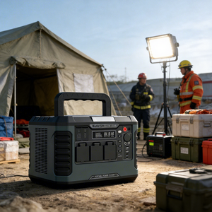 Station d'alimentation portable 5000W la plus vendue, démarreur de secours, télécommande, lampe de poche, source d'alimentation automobile, batterie externe légère - Product Image 1