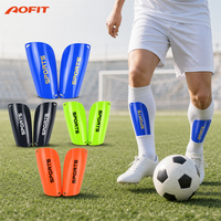 Protège-tibias de football Aofit pour adultes, jeunes et enfants, en plastique EVA, protection des mollets