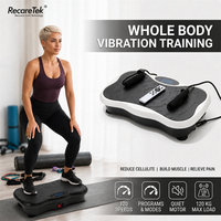 Professionelle Vibrationsplatte Vibrationsplattform Fitnessgerät für Zuhause Ganzkörper-Workout Übungsgerät Mini Ultradünnes Gerät