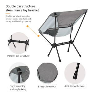 Chaises de camping pliables pour adultes, légères, en aluminium 7075, pour randonnée, pique-nique, pêche, vente chaude - Product Image 5