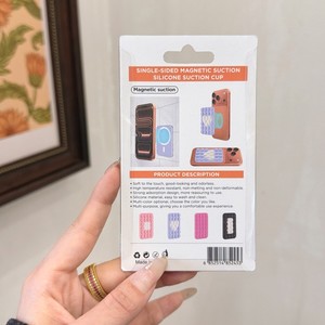 Support de téléphone portable magnétique adhésif en silicone tendance pour iPhone 18 Pro Max et iPhone Ultra – Idéal pour les selfies - Product Image 4