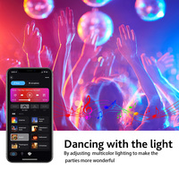Ampoule LED RGBW intelligente A19 A60 homologuée CE, contrôlée via application à distance, 110V, avec culot E27