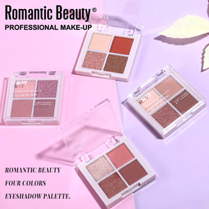 Four-Color Eyeshadow Palette Natural Pearlescent Shimmer <b>Eye</b> Makeup Palette Novice Friendly Multicolor Beauty Cosmetics - Product Image 2