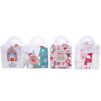 Mini quantité minimale de commande boîtes d'emballage en PVC en plastique transparent haute PET personnalisé cajas de plastique petit cadeau boîte de Noël avec cintre