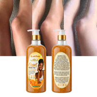 Nouveau Gel Douche Éclaircissant à la Carotte 1000ml OEM ODM Étiquette Personnalisée Vente en Gros