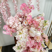 DKB Best-seller Fleurs artificielles de style moderne Fabuleuse décoration d'arche de mariage avec arrangement floral