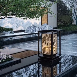 Solar <b>Pillar</b> <b>Light</b> Outdoor Garden LED Aluminum Waterproof Modern Design for Courtyard Fence Doorway - Product Image 2