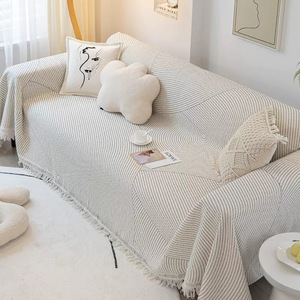 Crema Breeze panno divano quattro stagioni pacchetto generale per tutti gli usi pad universale semplice moderno divano asciugamano copridivano - Product Image 2