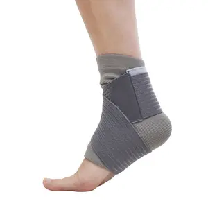 Futebol Esportes Strain Wraps Bandagens Elastic Compression Ankle Protection Socks Sleeve Brace Ankle Support