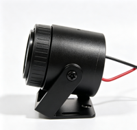 Buzzer Piezo 105dB dengan Suara Burung, Casing Hitam, Sirine Peringatan untuk Forklift, Peralatan Industri, Sistem Alarm Keamanan