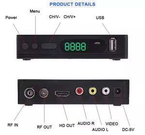 Vente chaude Récepteur de télévision numérique MINI DVB-T2 Full HD personnalisable Décodeur Boîtier décodeur Prise en charge OEM ODM pour la Russie l'Europe l'<span class=keywords><strong>Asie</strong></span> le Panama - Product Image 4