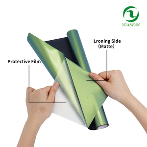 ฟิล์มถ่ายโอนความร้อนแบบล้างทำความสะอาดได้ ยี่ห้อ Yuanfan Chameleon (วัสดุ PU) แบบม้วน - Easyweed <span class=keywords><strong>Panther</strong></span> ขนาด 61 ซม. x 50 ม. หนา 0.1 มม. - Product Image 3