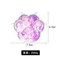 Jouet Squishy Patte de Chat Parfumée à la Maltose, Poudre Dorée, Super Doux, Créatif, à Rebond Lent, Anti-Stress et Anxiété pour Enfants et Adultes - Vente en Gros