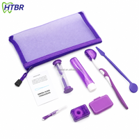 8 Buah Set Perawatan Ortodontik Portabel Sikat Gigi Benang Gigi Wax Ortodontik Sikat Interdental Cermin Gigi Perlengkapan Perawatan Ortodontik