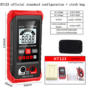 HT123 Smart Shift Free – Mesure de tension monophasée pour réparations domestiques, identification automatique pour électriciens - Product Image 4