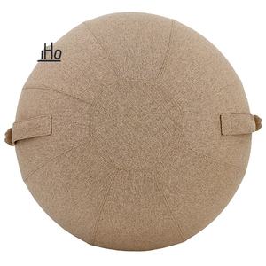 Zhensheng Imitation Cachemire Doux et Lisse Hot Seller Swiss Ball Balle de yoga en cuir avec couvercle Ensemble de balles de yoga avec pompe à usage domestique - Product Image 1