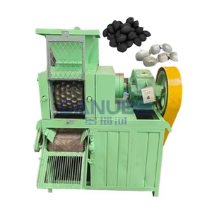 Presse automatique pour la fabrication de briquettes de charbon de bois à partir de sciure de bois, machines industrielles pour charbon de bois compressé - Product Image 1