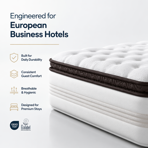 <span class=keywords><strong>Matelas</strong></span> hybride à ressorts ensachés de qualité hôtelière cinq étoiles avec surmatelas, idéal pour la rénovation d'hôtels historiques européens, approvisionnement en gros - Product Image 6