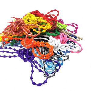 Lacets ronds élastiques colorés sans nœud de la marque Quick Brand, très demandés, en polyester, pour chaussures de sport d'extérieur - Product Image 1